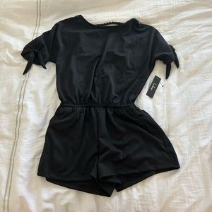 Lulus black romper NWT